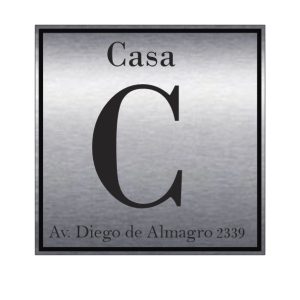 Placa para puerta 15x15 cm