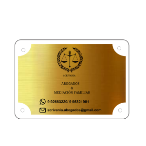 Placa con acrilico 60x40 CM